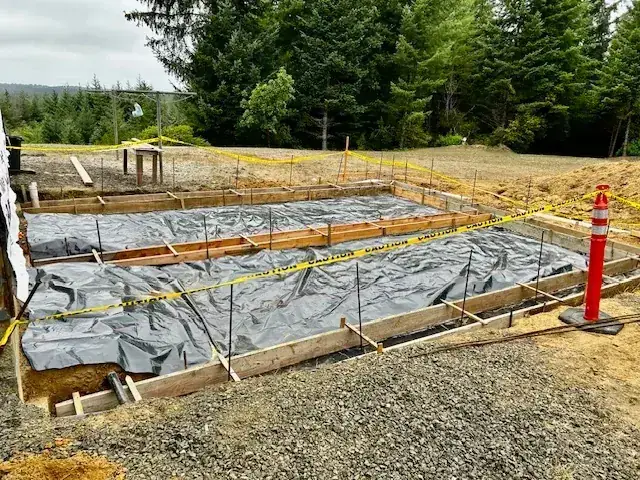 Custom Home Addition build progress step 1, Bandon Oregon