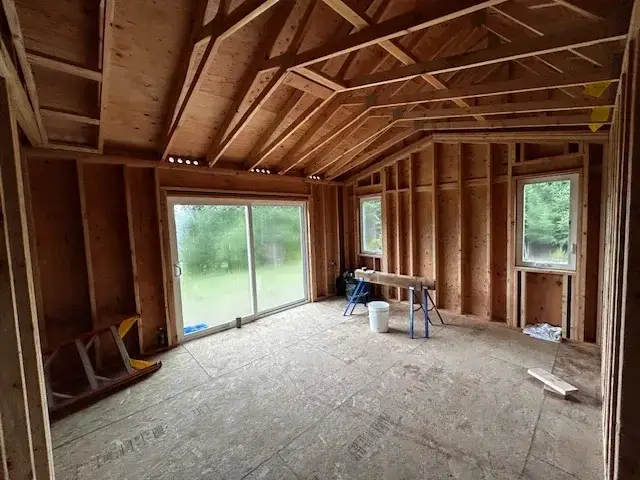 Custom Home Addition build progress step 4, Bandon Oregon