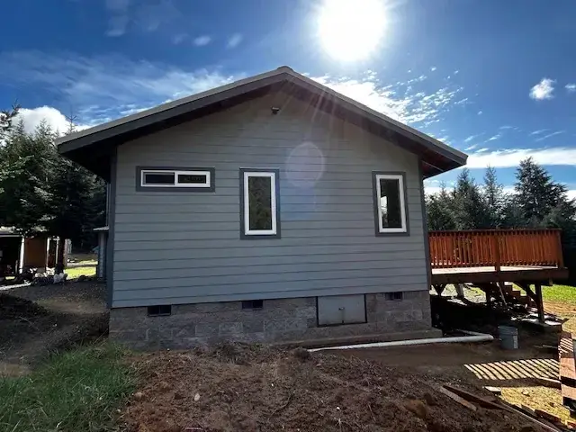 Custom Home Addition build progress step 15, Bandon Oregon