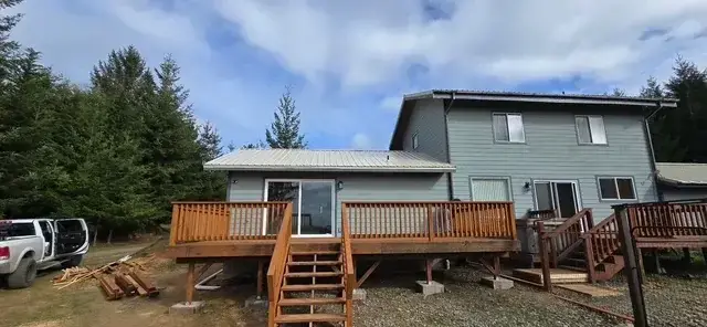 Custom Home Addition build progress step 16, Bandon Oregon