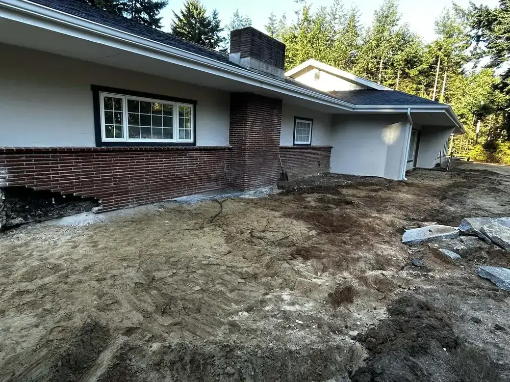 Home Exterior Renovation before photo