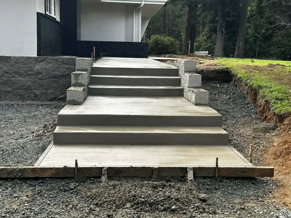 Home Exterior Renovation build progress step 2, Bandon Oregon